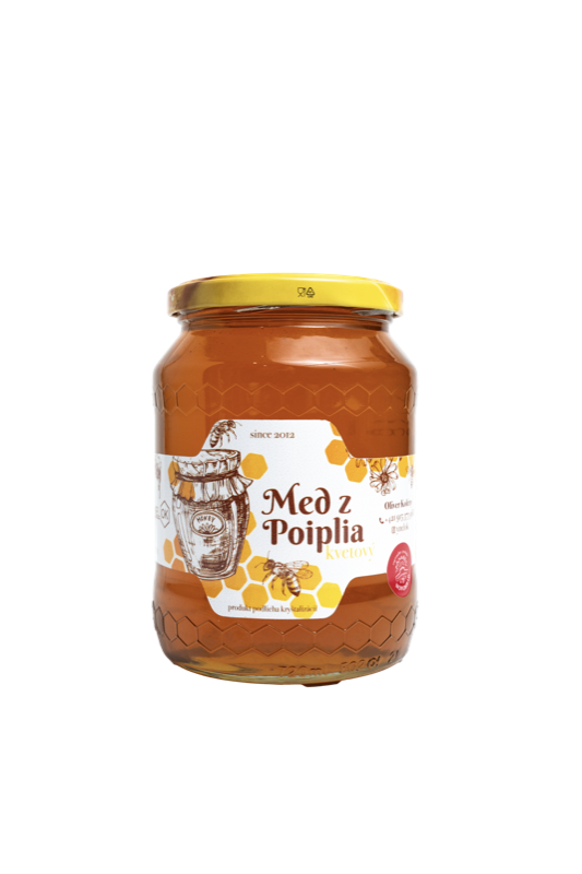 Med z Poiplia – kvetový med v sklenenom pohári
